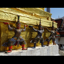Karyatide am Gold-Chedi